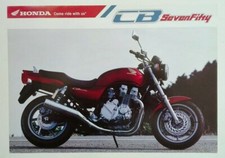 Honda CB Seven Fifty de 1992 Prospectus Catalogue Brochure Moto