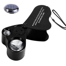 30 X 60 Loupe Bijoutier Horloger LED Lampe Loupe Grossissante Balance De Prec...