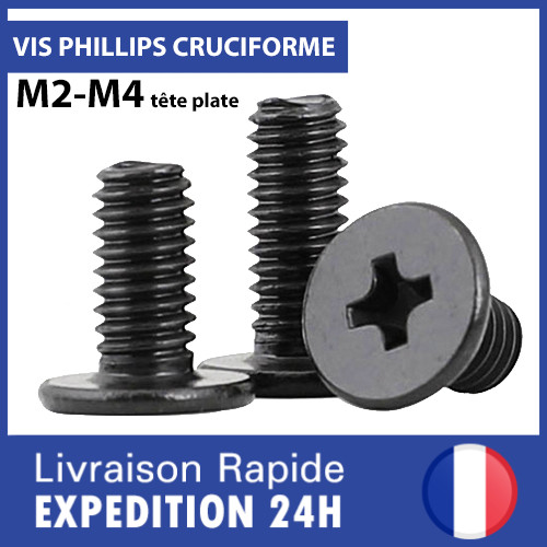 Vis m3 m4 - m2, cruciforme