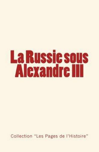 Russie sous alexandre - sous,