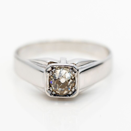 Bague solitaire 585 - bague, or