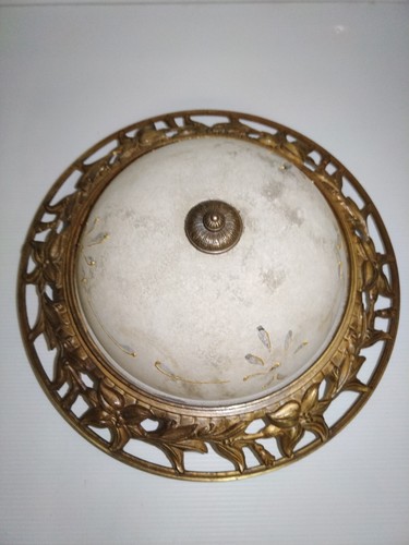 Plafonnier vintage metal - , doré