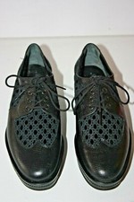 ROBERT CLERGERIE Derbies à Lacets Cuir Dentelle Noire T 37 ETAT NEUF 