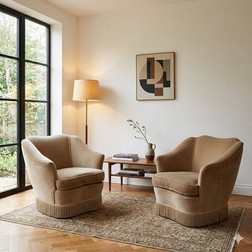 Fauteuils vintage rembourrage - vintage,