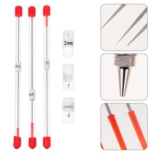  6 PCS AirBrush Buse Buseaux Buseaux Buses Kit Kit d'aérographe Pièces de