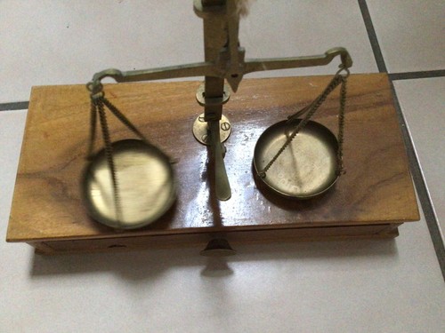 Balance bijoutier ancienne - de,