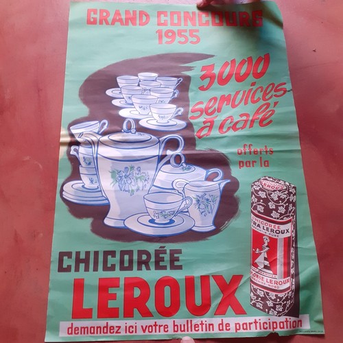 Ancienne affiche publicitaire - ancienne,