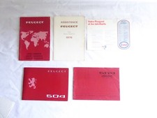 PEUGEOT - 504 - LOT - MANUEL UTILISATEUR / ASSISTANCE / RESEAU / DIESEL / ESSO