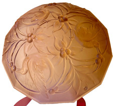 LUSTRE Vasque Art Déco -  Verre Moulé Dépoli Satiné Plafonnier Suspension-N°2