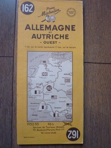 Carte michelin allemagne - allemagne, et