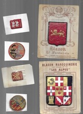 LOT  6 BLASONS ANCIENS
