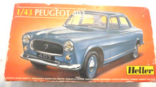 Maquette  Kit Heller Peugeot 403 au 1/43  vintage