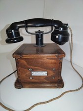 téléphone  ancien Bois bakelite JACQUESSON  Paris Magnéto 