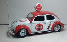 SOLIDO 1/17 VW VOLKSWAGEN COCCINELLE COCA-COLA UNIQUE? BON ETAT SANS BOITE gé