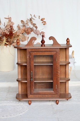 Vitrine vintage bois - vintage,