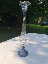 Soliflore Verre Souffler Etain