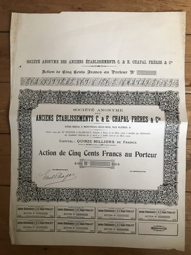 Anciens ets e chapal - c., e;