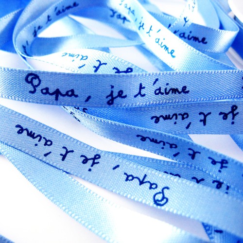 Ruban papa aime - -,
