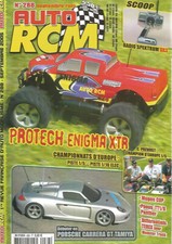 AUTO RCM N°288 RADIO SPEKTRUM DX3 / PORSCHE CARRERA GT TAMIYA / PNEUS TT1/8