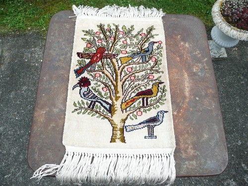 Tapis tapisserie soie faite - soie,