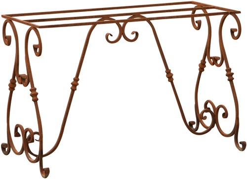 Biscottini table fer plein - table,