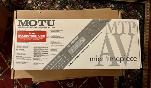 Motu midi timepiece - motu, av