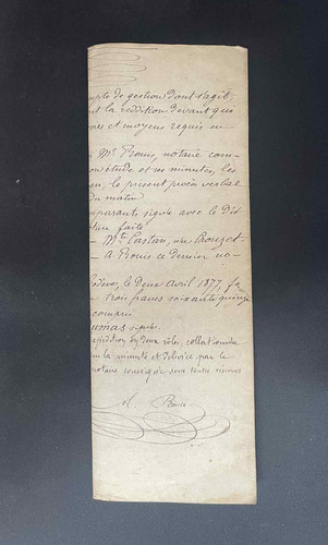 Vieux papier ancien acte - papier,