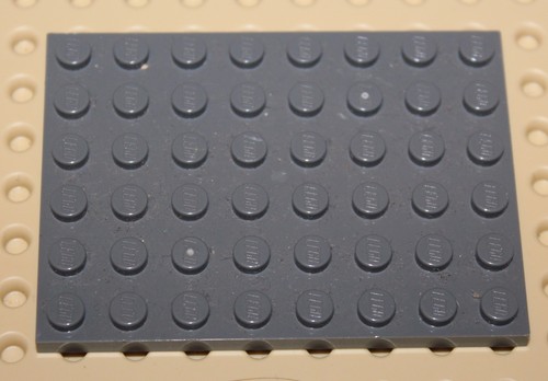 Lego dkstone plate 6x8 ref - dkstone,