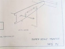Plans du Super Sonic Stunter - Vol Circulaire - Vintage