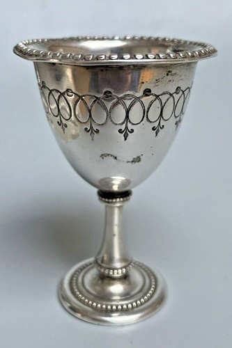 Coquetier ancien métal - ancien, en