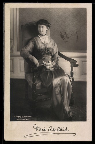 Carte postale marie adelheid - carte,