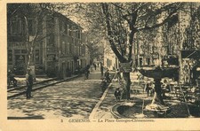 Carte GEMENOS La Place Georges