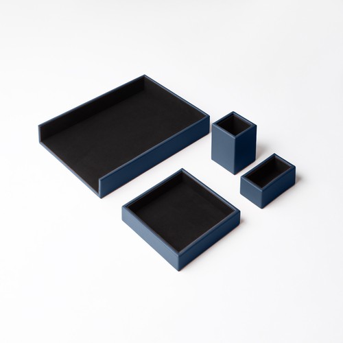 Set bureau cuir véritable - de,