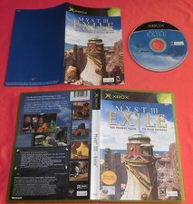 Xbox Exile Myst III [PAL  NL-FR] 1ère génération CIB Notice *JRF