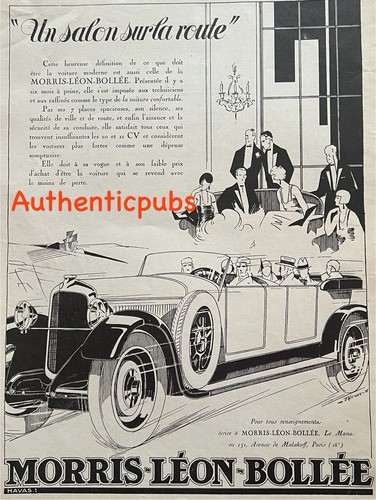 Publicite automobile morris - publicite,