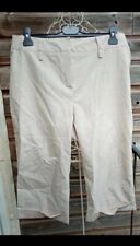 Pantacourt à carreaux beige et blanc 46 XXXL Paris city