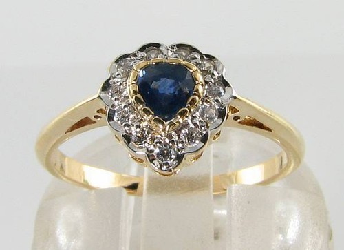 Bague diamant saphir halo - bague,