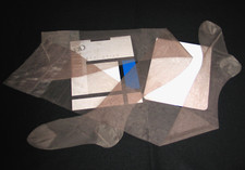 BAS PJ DD T 2 (76 cm) VOILE NYLON LISSE DEAUVILLE LINGERIE VINTAGE SEXY GLAMOUR