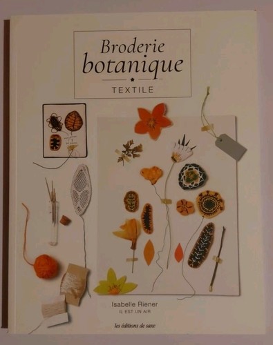 Livre broderie botanique - livre,