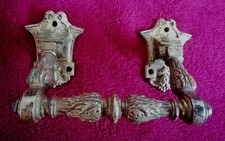 Ancienne Poignée Porte Meuble Piano en Bronze 19ème