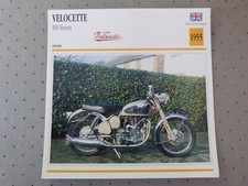 Fiche Photo Moto : VELOCETTE 500 venom 1955