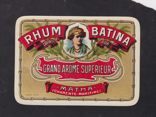 Ancienne étiquette alcool - étiquette,