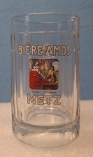 VERRE BIERE émaillé AMOS