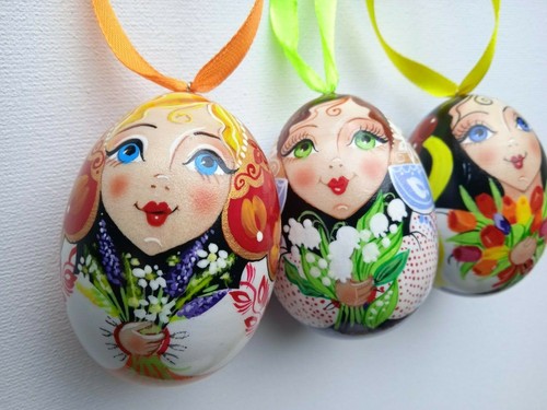 Oeufs pâques lot 3 - oeufs,