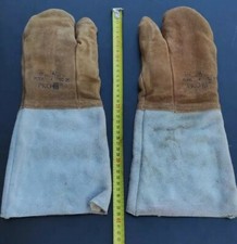 Moufles Anti Chaleur 3 doigts Gants Protection Sécurité soudurte ravail barbelés