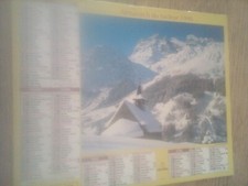 calendrier almanach du facteur ptt des postes nord 1998