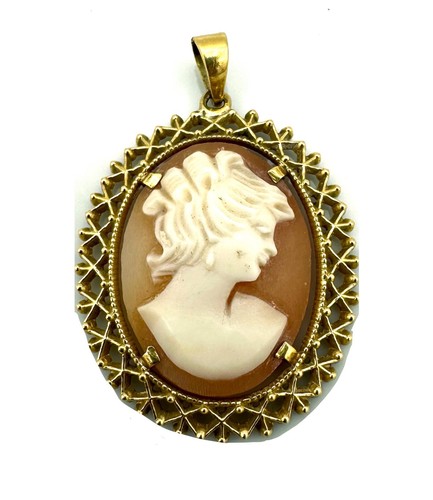 Magnifique pendentif 18 - or,