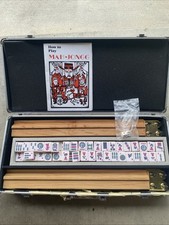 Vintage Mah Jong Set 153 Tiles