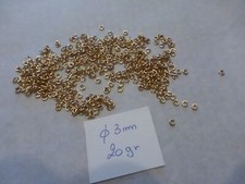 20 gr  anneau ouvert métal doré pour médaille pendentif création bijoux 3 mm