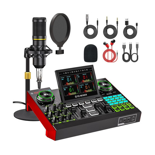 Podcast microphone bundle with - microphone,